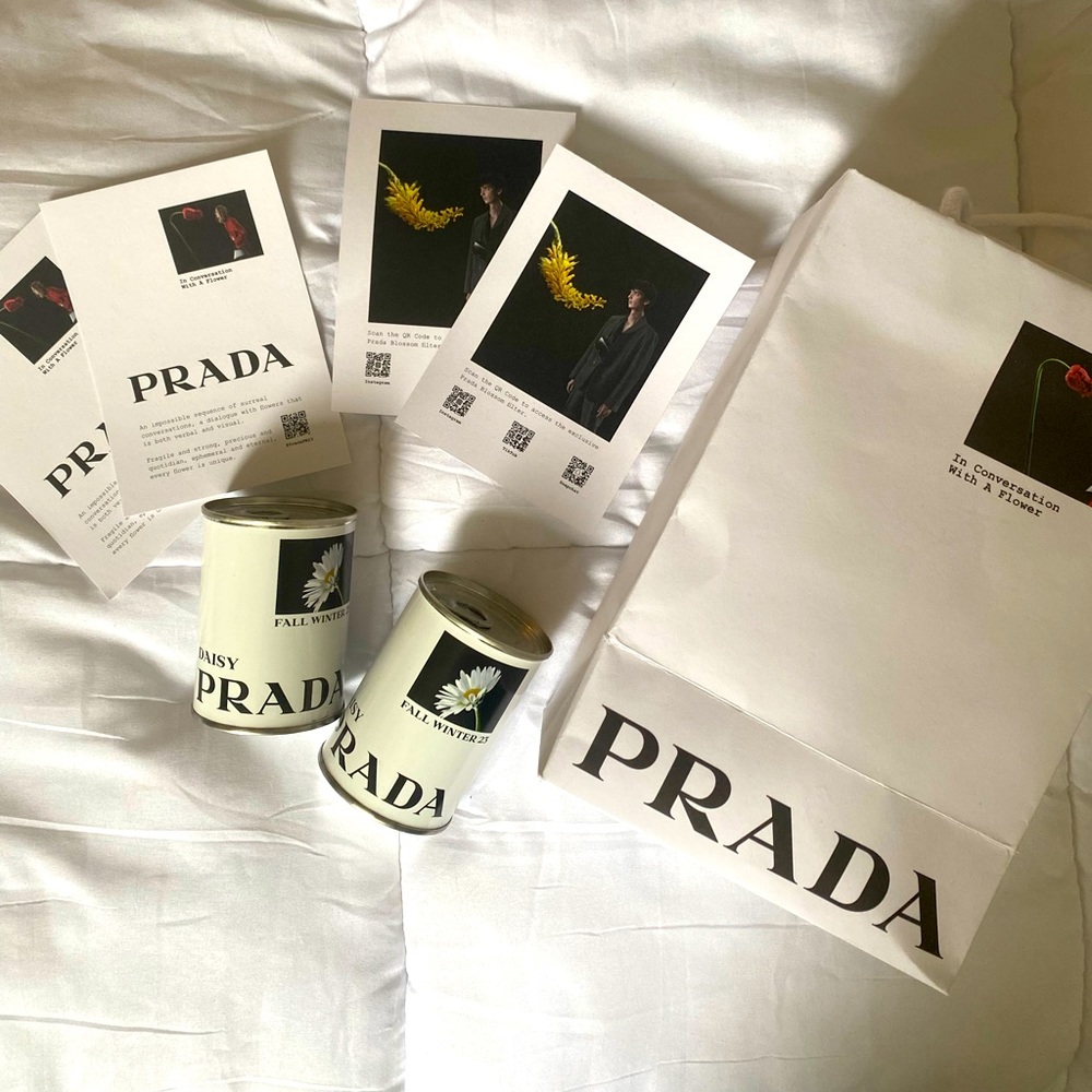 PRADA- in conversation with a flower